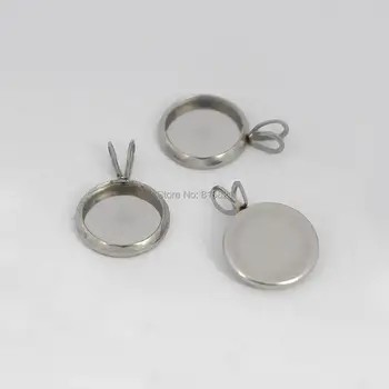 Blank Stainless Steel 316L Round Smooth Bezel with V Loop Glass Cameo Cabochons Bases Pendant Settings DIY Jewelry Findings
Blank Stainless Steel 316L Round Smooth Bezel with V Loop Glass Cameo Cabochons Bases Pendant Settings DIY Jewelry Findings