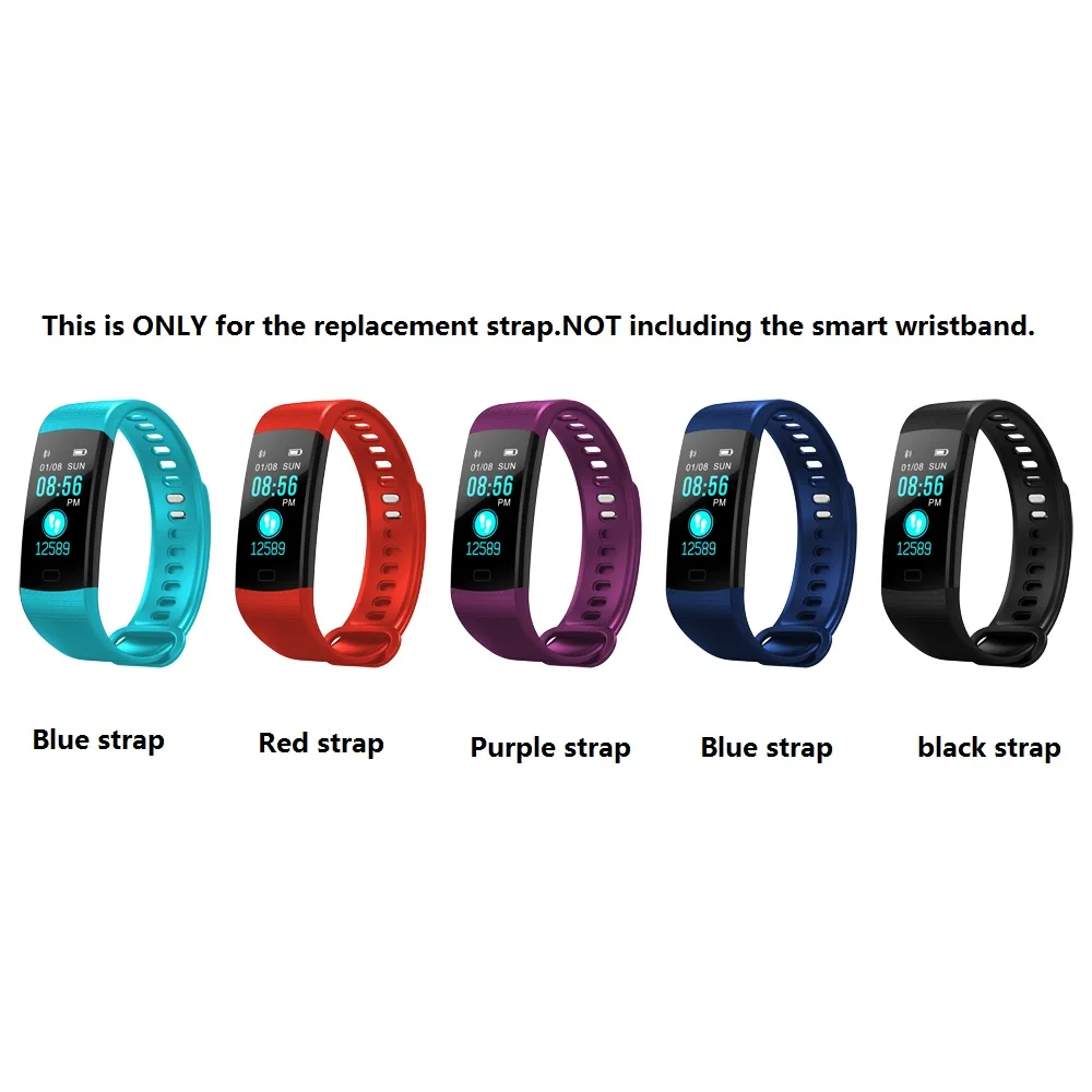 SENBONO Y5 Smart Bracelet TPU Strap Replacement 5 Colors Watch band Smart Accessories for Uhoofit Y5 smart Wristband
SENBONO Y5 Smart Bracelet TPU Strap Replacement 5 Colors Watch band Smart Accessories for Uhoofit Y5 smart Wristband