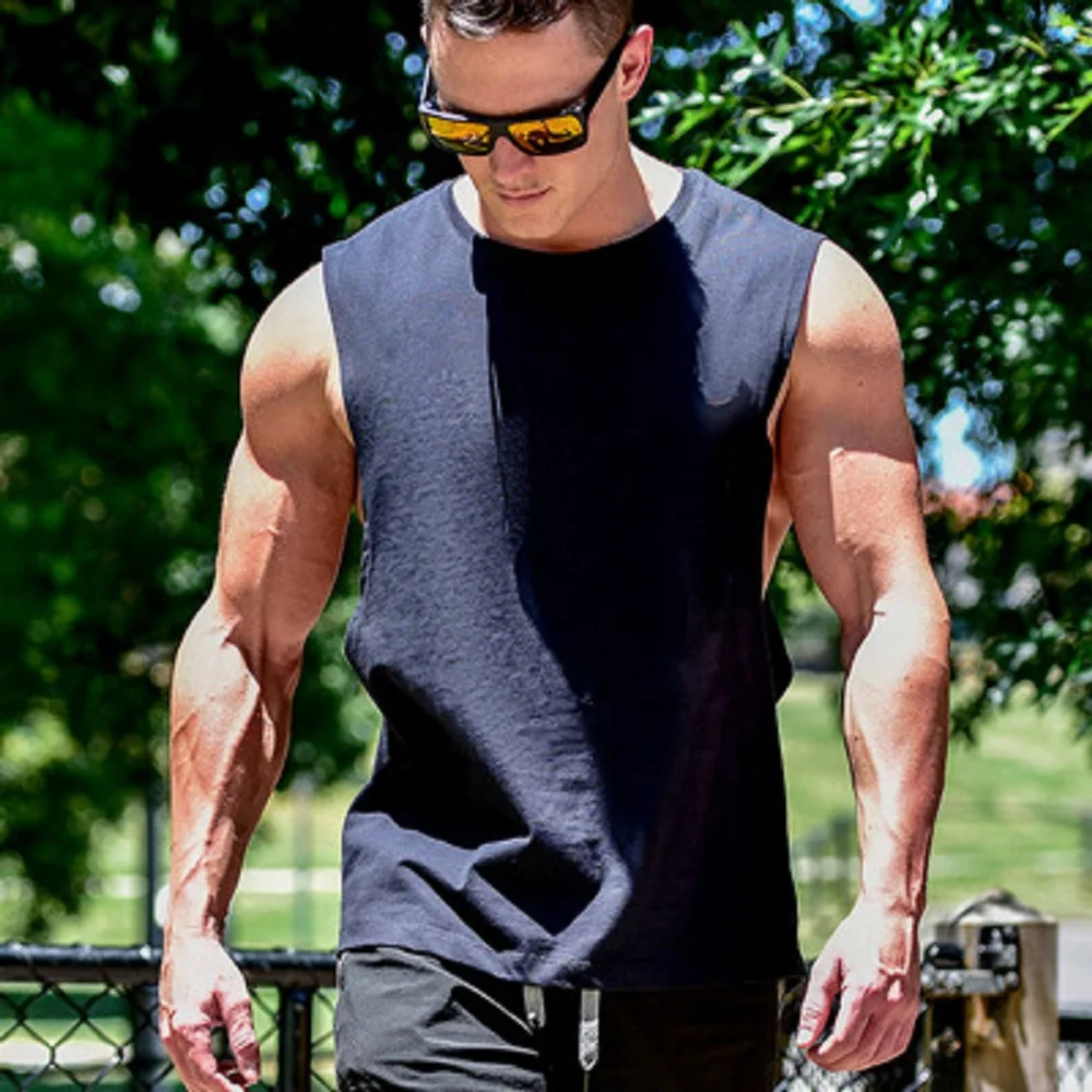 OA Men's Muscle Fitness Gym Tank Tops Workout Stringer Cotton Bodybuilding Running Man Sleeveless vest For male
OA Men's Muscle Fitness Gym Tank Tops Workout Stringer Cotton Bodybuilding Running Man Sleeveless vest For male