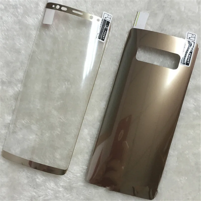 2pcs/lot Front+Back 3D Full Cover color plating Screen Protector For Samsung Galaxy S9 Plus Note 9 8 soft PET Film (Not Glass)
2pcs/lot Front+Back 3D Full Cover color plating Screen Protector For Samsung Galaxy S9 Plus Note 9 8 soft PET Film (Not Glass)