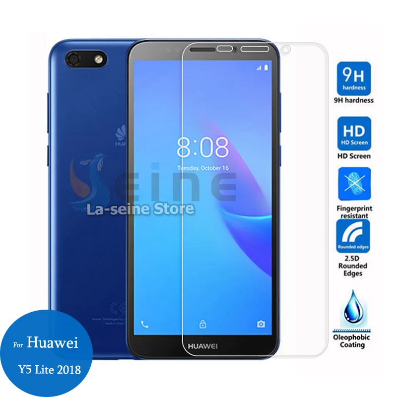 

For Huawei Y5 Lite 2018 Tempered Glass Screen Protector 2.5 9h Safety Protective Film on Y 5 Lite (2018) DRA-LX5 DRA LX5 LX2