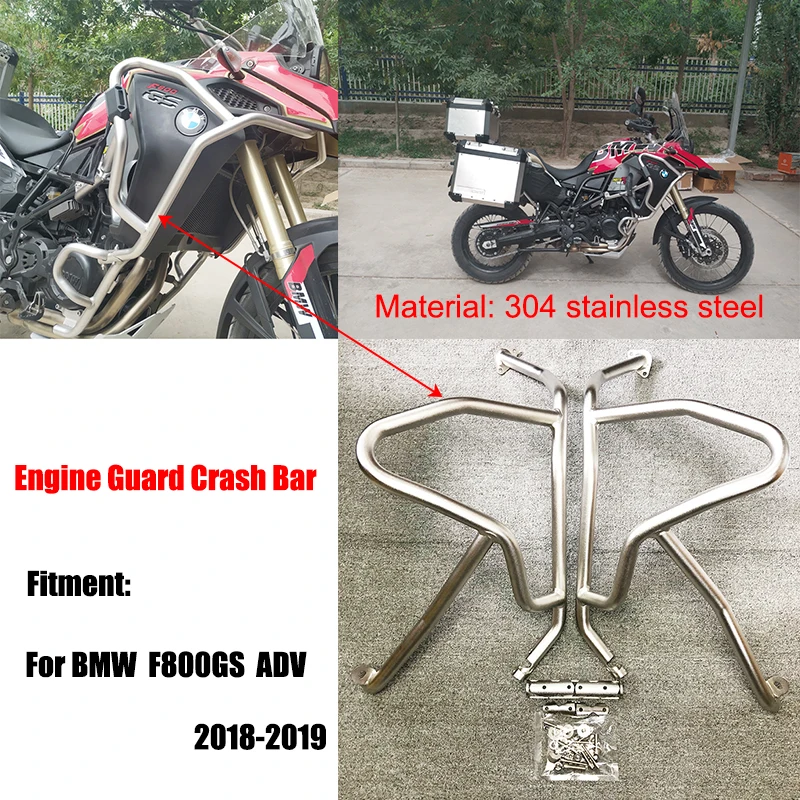 Motorcycle Stainless Steel Bumper Engine Crash Bars Extensions Guard Protector For BMW F 800 GS Adventure 2018 2019 F800GS ADV
Motorcycle Stainless Steel Bumper Engine Crash Bars Extensions Guard Protector For BMW F 800 GS Adventure 2018 2019 F800GS ADV