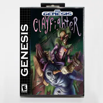 16 bit Sega MD game Cartridge with Retail box - Clayfighter game card for Megadrive Genesis system
16 bit Sega MD game Cartridge with Retail box - Clayfighter game card for Megadrive Genesis system