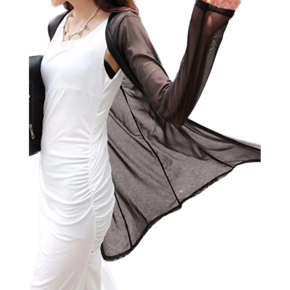 Women Cardigans 5XL Mesh Long Sleeves Open Shirt Sheer Long Bikini Cover Ups Tops Plus Size Beachwear Oversized Black/White
Women Cardigans 5XL Mesh Long Sleeves Open Shirt Sheer Long Bikini Cover Ups Tops Plus Size Beachwear Oversized Black/White