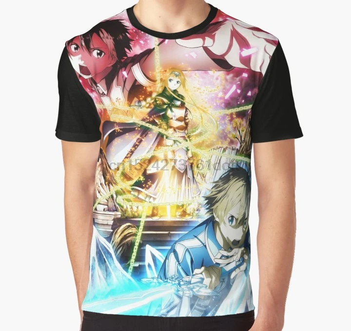All Over Print 3D Tshirt Men Funny T Shirt Sword Art Online Alicization Full Print Big print Graphic T-Shirt
All Over Print 3D Tshirt Men Funny T Shirt Sword Art Online Alicization Full Print Big print Graphic T-Shirt