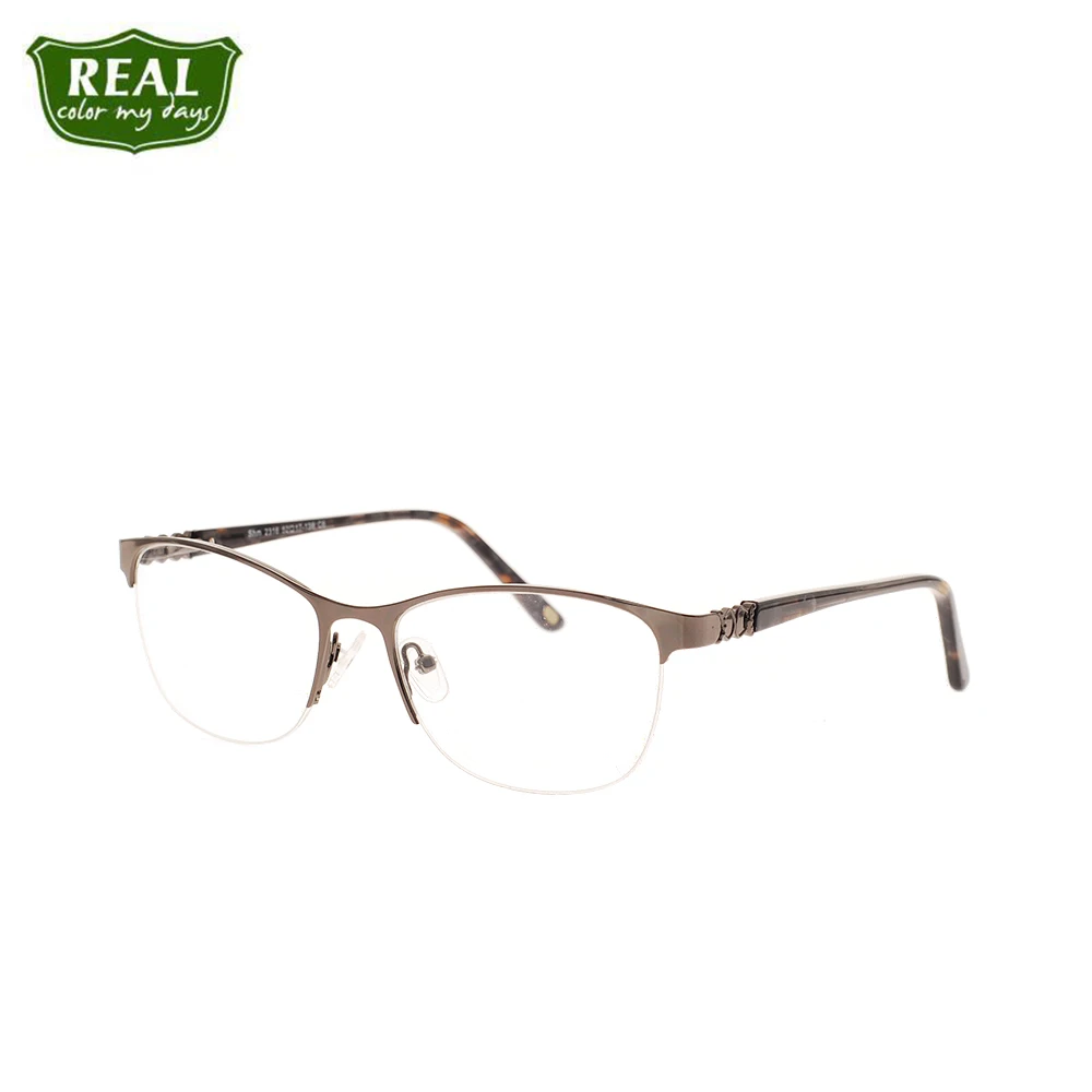 Women Eyeglasses Half Frame Metal Optical Frame CatEye Metal Frame Myopia Eyewear Accessories Personal Patterned Temple
Women Eyeglasses Half Frame Metal Optical Frame CatEye Metal Frame Myopia Eyewear Accessories Personal Patterned Temple