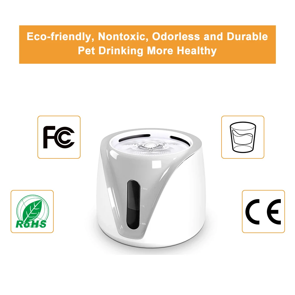 Super Quiet New Automatic Cat Dog Electric Pet Drinking Fountain Pet Bowl Drinking Water Dispenser Filter with Mat Pet Supplies
Super Quiet New Automatic Cat Dog Electric Pet Drinking Fountain Pet Bowl Drinking Water Dispenser Filter with Mat Pet Supplies