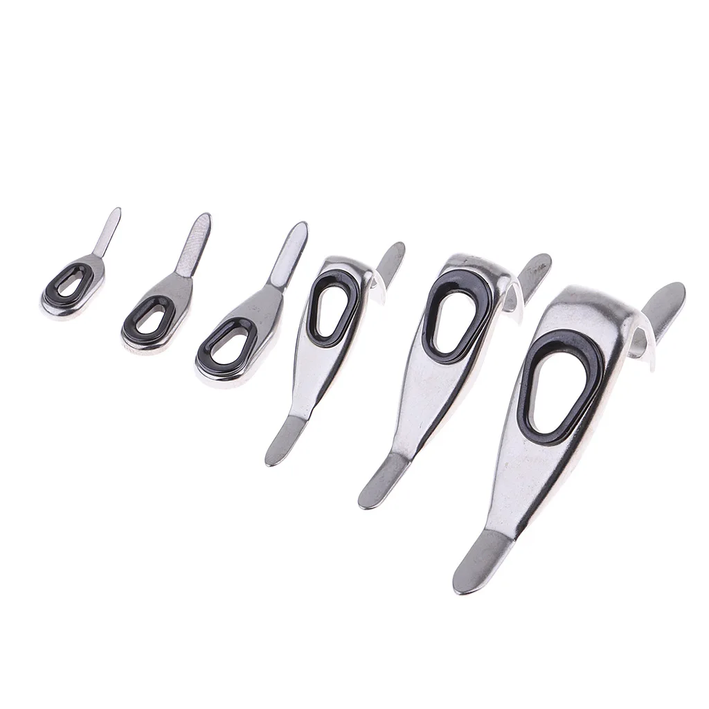 Fishing Rod Guides 30pcs Ceramics Tips Stainless Steel Spinning Rod Guides Spare Parts Different Size Fishing Rod Guide Eye Ring
Fishing Rod Guides 30pcs Ceramics Tips Stainless Steel Spinning Rod Guides Spare Parts Different Size Fishing Rod Guide Eye Ring