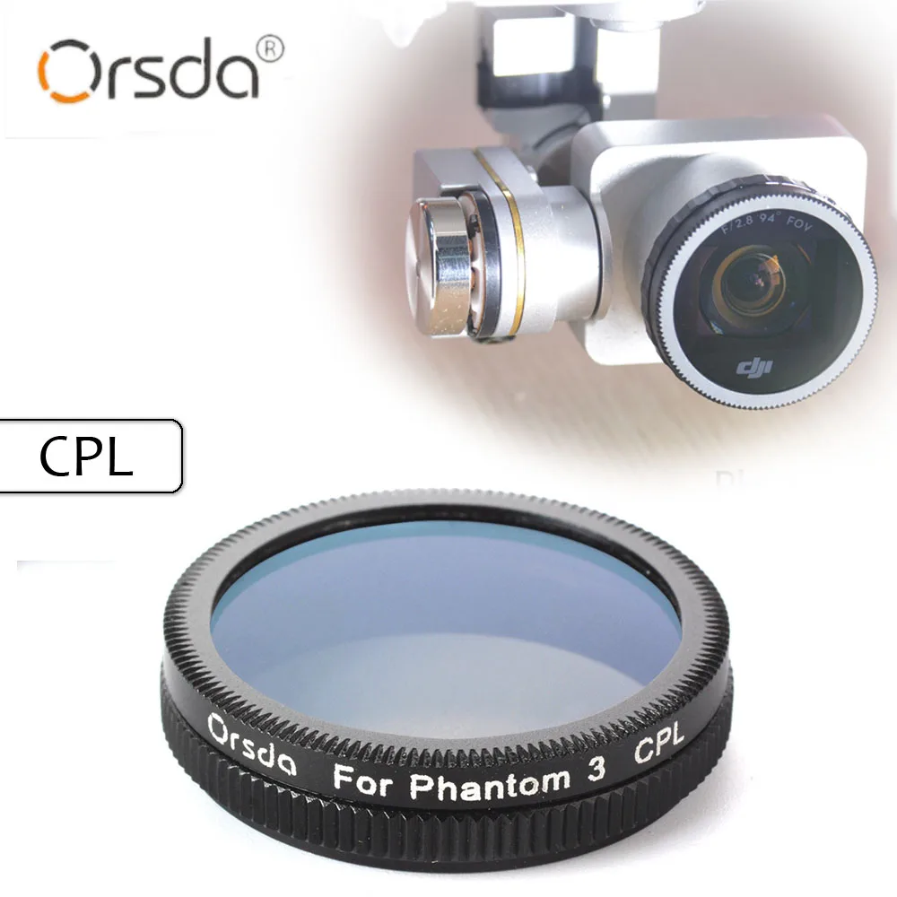 Orsda CPL Lens Filter for DJI phantom 4 phantom 3 for Gimbal Camera Ultraviolet Filter UAV Quadcopter drone parts accessories
Orsda CPL Lens Filter for DJI phantom 4 phantom 3 for Gimbal Camera Ultraviolet Filter UAV Quadcopter drone parts accessories