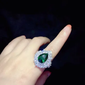 Qi Xuan_Green Ring S925 Silver Plated White Gold Accessories Women Green Zircon Ring Elegant Temperament
Qi Xuan_Green Ring S925 Silver Plated White Gold Accessories Women Green Zircon Ring Elegant Temperament
