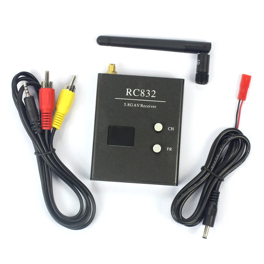 FPV 600mw Aerial Photography RC832 5.8G 40CH AV Receiver System DIU Drone Accessory Parts Black Color Optional F07272
FPV 600mw Aerial Photography RC832 5.8G 40CH AV Receiver System DIU Drone Accessory Parts Black Color Optional F07272