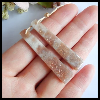 Wholesale gemstone,Birthday gift,Christmas gift,New,Nugget Sun stone fashion woman Earring Bead,47x9x3mm,5.4g 
Wholesale gemstone,Birthday gift,Christmas gift,New,Nugget Sun stone fashion woman Earring Bead,47x9x3mm,5.4g