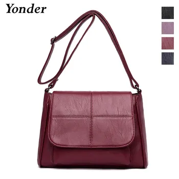 Yonder luxury bag women messenger bags soft leather handbags female crossbody bag for women's shoulder bags designer sac A Main
Yonder luxury bag women messenger bags soft leather handbags female crossbody bag for women's shoulder bags designer sac A Main