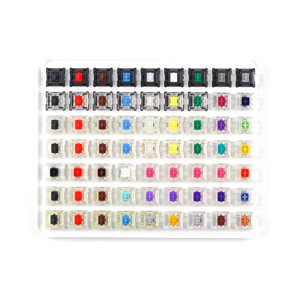 Super Switch Tester total 63 switches included Cherry/Gateron/Kailh BOX/Zealios/Aliaz swith
Super Switch Tester total 63 switches included Cherry/Gateron/Kailh BOX/Zealios/Aliaz swith