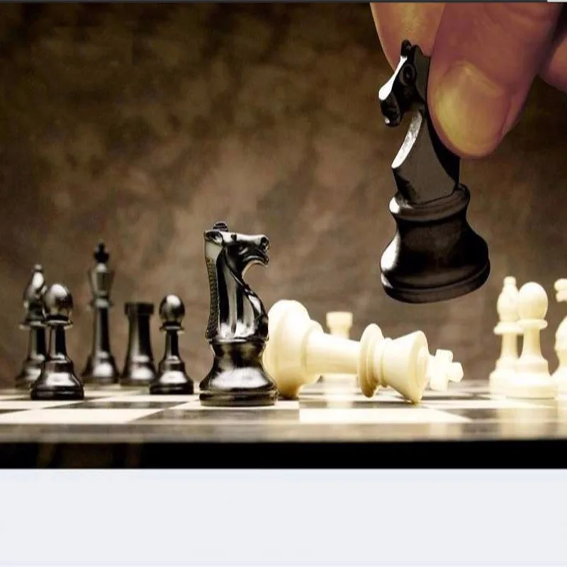 Professional Medieval Chess Pieces Plastic Complete Chessmen Entertainment Chess PVC Leather Medieval Chessboard
Professional Medieval Chess Pieces Plastic Complete Chessmen Entertainment Chess PVC Leather Medieval Chessboard