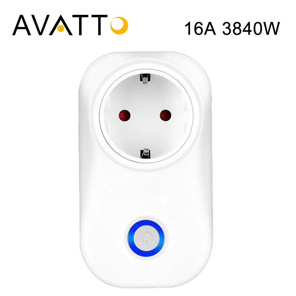 AVATTO 16A EU Wifi Smart Socket with Alexa,Google home Audio APP Wireless Control Smart Pug Outlet with Android ios phone
AVATTO 16A EU Wifi Smart Socket with Alexa,Google home Audio APP Wireless Control Smart Pug Outlet with Android ios phone