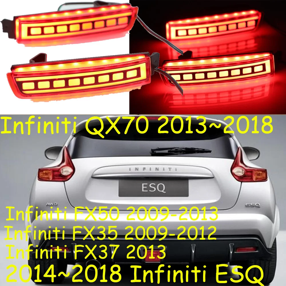 Car styling 2pcs Infiniti FX37 FX35 FX50 ESQ QX70 LED rear bumper lights brake tail light reflector light rear lamp
Car styling 2pcs Infiniti FX37 FX35 FX50 ESQ QX70 LED rear bumper lights brake tail light reflector light rear lamp