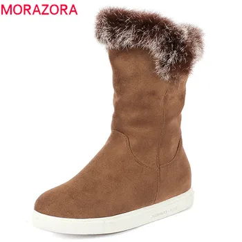 MORAZORA 2020 wholesale snow boots women thick fur warm winter boots solid color warm ankle boots women shoes wholesale
MORAZORA 2020 wholesale snow boots women thick fur warm winter boots solid color warm ankle boots women shoes wholesale