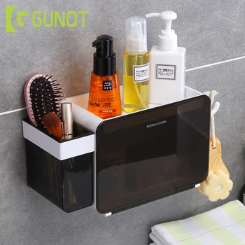 GUNOT Multifunctional Toothbrush Holder Plastic Storage Box Dust-Proof Toothbrush Holder With Cup Wall-Mount Bathroom Accessorie
GUNOT Multifunctional Toothbrush Holder Plastic Storage Box Dust-Proof Toothbrush Holder With Cup Wall-Mount Bathroom Accessorie