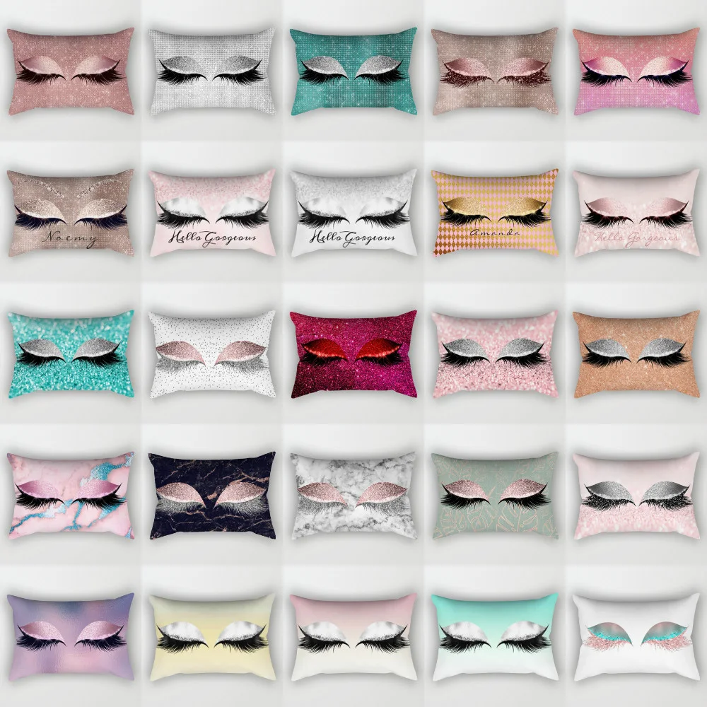 Elife Glitter Eyes throw Cushion Cover Polyester Cotton Linen Pillows case Cover For Sofa car waist cushions Home Decor 30x50cm
Elife Glitter Eyes throw Cushion Cover Polyester Cotton Linen Pillows case Cover For Sofa car waist cushions Home Decor 30x50cm