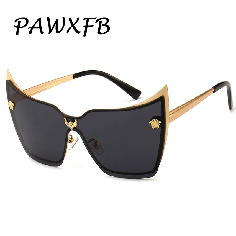 PAWXFB Brand Designer High quality Metal Cat Eye Sunglasses Women Men Oversized Sun Glasses Retro Eyeglasses Gafas de sol Shades
PAWXFB Brand Designer High quality Metal Cat Eye Sunglasses Women Men Oversized Sun Glasses Retro Eyeglasses Gafas de sol Shades