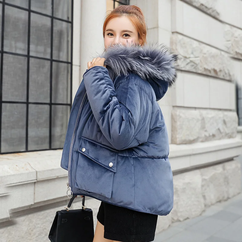 Winter Women Parkas women Casual velvet fabric Thicken Warm Soft jackets female Cotton down sintepons jackets coat
Winter Women Parkas women Casual velvet fabric Thicken Warm Soft jackets female Cotton down sintepons jackets coat