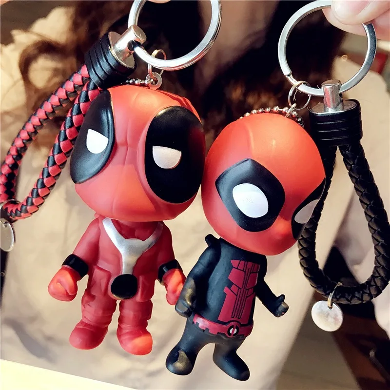 Catoon Superhero 2 styles 3D deadpool figure key keychains deadpool figure bag accessories key accessories gift for children 8cm
Catoon Superhero 2 styles 3D deadpool figure key keychains deadpool figure bag accessories key accessories gift for children 8cm