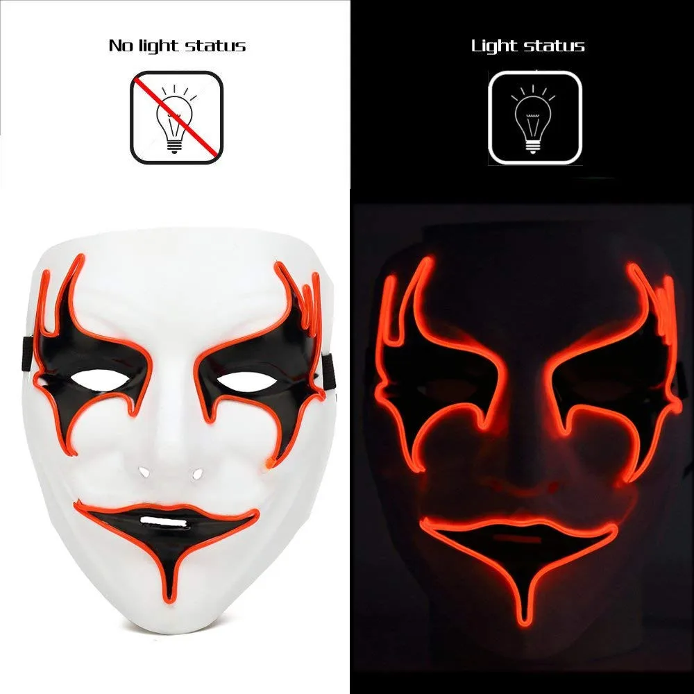 Mask Fashion Led Party Halloween Neon Luminous Wire Glowing Ghost Skull Light New Arrival Dropshipping
Mask Fashion Led Party Halloween Neon Luminous Wire Glowing Ghost Skull Light New Arrival Dropshipping
