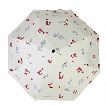 Women Fashion Original Cartoon Animal Umbrella Anti-UV Shade 3 Folding Umbrella Sunny/Rain Women Gear Simple Student Parasol
Women Fashion Original Cartoon Animal Umbrella Anti-UV Shade 3 Folding Umbrella Sunny/Rain Women Gear Simple Student Parasol
