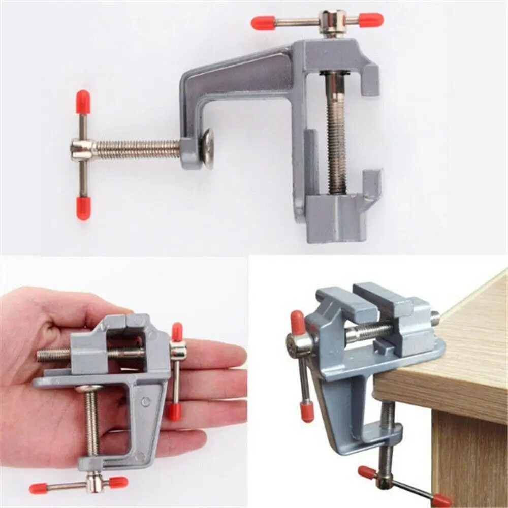 3.5" Aluminum Mini Small Jewelers Hobby Clamp On Table Bench Vise Tool for Model Making Electronics HG9703
3.5" Aluminum Mini Small Jewelers Hobby Clamp On Table Bench Vise Tool for Model Making Electronics HG9703