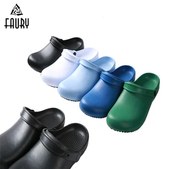 Chef Shoes Oilproof Waterproof Chef Sandals Super Anti-slip Resistant Shoes Summer Clogs with Strap Kitchen Restaurant Shoes
Chef Shoes Oilproof Waterproof Chef Sandals Super Anti-slip Resistant Shoes Summer Clogs with Strap Kitchen Restaurant Shoes