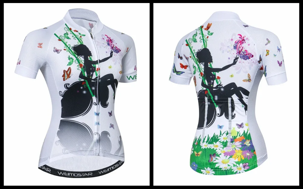 Beautiful Cycling Jersey Women Mountain Road Bike Shirt Summer Breathable MTB Bicycle Clothing Maillot Ciclismo | Спорт и