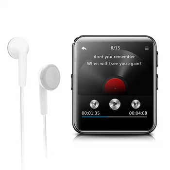 Newest MP3 Player with Bluetooth Touch Screen 8GB/16GB Touch Screen HiFi Portable Music Player Walkman with FM Radio Recording
Newest MP3 Player with Bluetooth Touch Screen 8GB/16GB Touch Screen HiFi Portable Music Player Walkman with FM Radio Recording