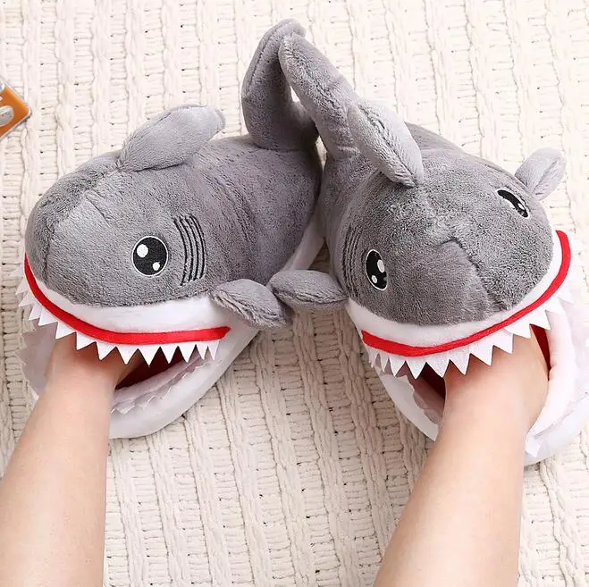 HKSNG Winter Animal Adult Grey Shark Slippers Paw Claw Indoor Floor Home Shoes For Christmas Pajamas Gift
HKSNG Winter Animal Adult Grey Shark Slippers Paw Claw Indoor Floor Home Shoes For Christmas Pajamas Gift