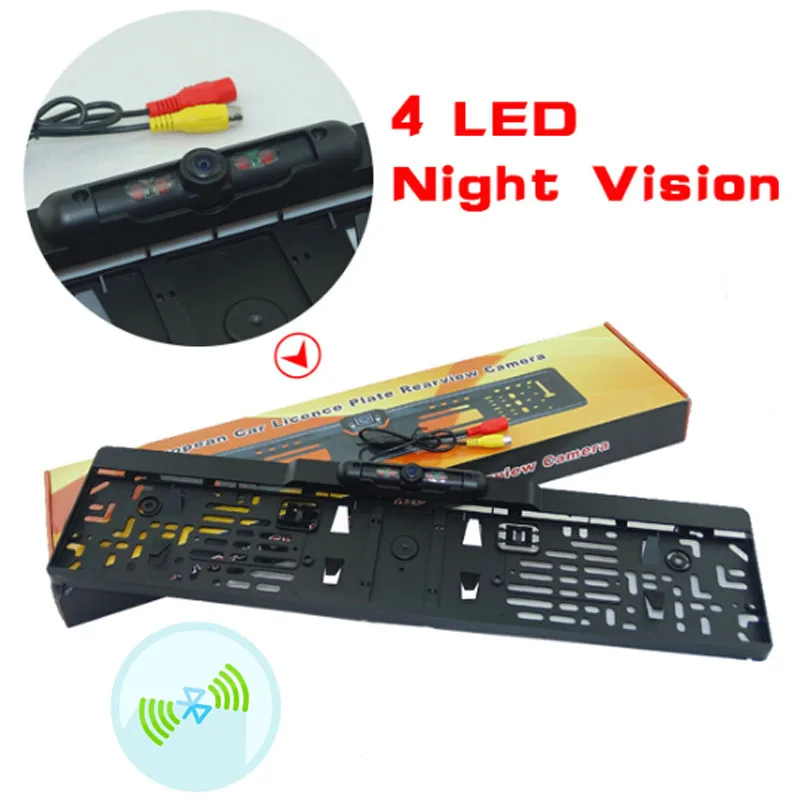 High qualityWireless Parking Waterproof Car EU License Plate Frame Rearview Camera 4 LED Night Vision With Transmitter Receiver
High qualityWireless Parking Waterproof Car EU License Plate Frame Rearview Camera 4 LED Night Vision With Transmitter Receiver