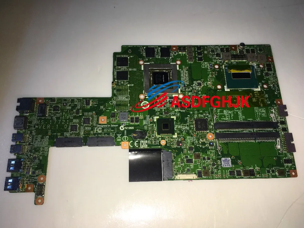 Оригинальная фотография материнской платы MSI GS70 VER 1,0 с процессором i7-4710HQ и GTX860M 100% ПРОВЕРЕНО ОК
Оригинальная фотография материнской платы MSI GS70 VER 1,0 с процессором i7-4710HQ и GTX860M 100% ПРОВЕРЕНО ОК