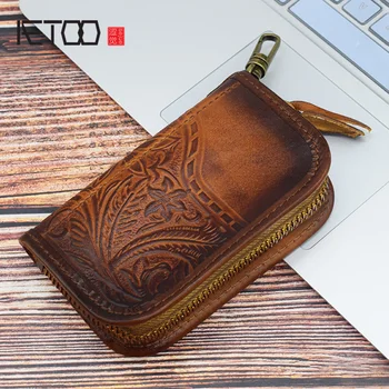 AETOO Creative key pack, Retro Head cowhide card Pack, male and female large capacity car key pack
AETOO Creative key pack, Retro Head cowhide card Pack, male and female large capacity car key pack