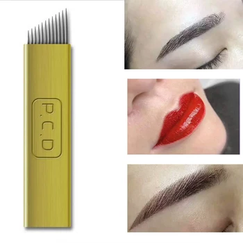 100pcs Tattoo Supplies Microblading Needles PCD 12pins Professional Permanent Makeup Accessories Microblading Blade for Eyebrow
100pcs Tattoo Supplies Microblading Needles PCD 12pins Professional Permanent Makeup Accessories Microblading Blade for Eyebrow
