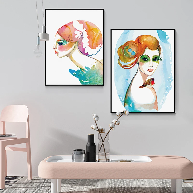 Nordic Style Fresh Painting Girlish Romantic Rabbit Poster And Print Wall Art For Living Room Girl Room Cuadros Decoracion Salon
Nordic Style Fresh Painting Girlish Romantic Rabbit Poster And Print Wall Art For Living Room Girl Room Cuadros Decoracion Salon