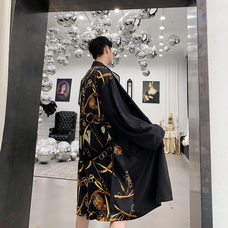 Men Streetwear Fashion Casual Thin Long Trench Coat Male Streetwear Hip Hop Cardigan Jacket Windbreaker Outerwear 
Men Streetwear Fashion Casual Thin Long Trench Coat Male Streetwear Hip Hop Cardigan Jacket Windbreaker Outerwear