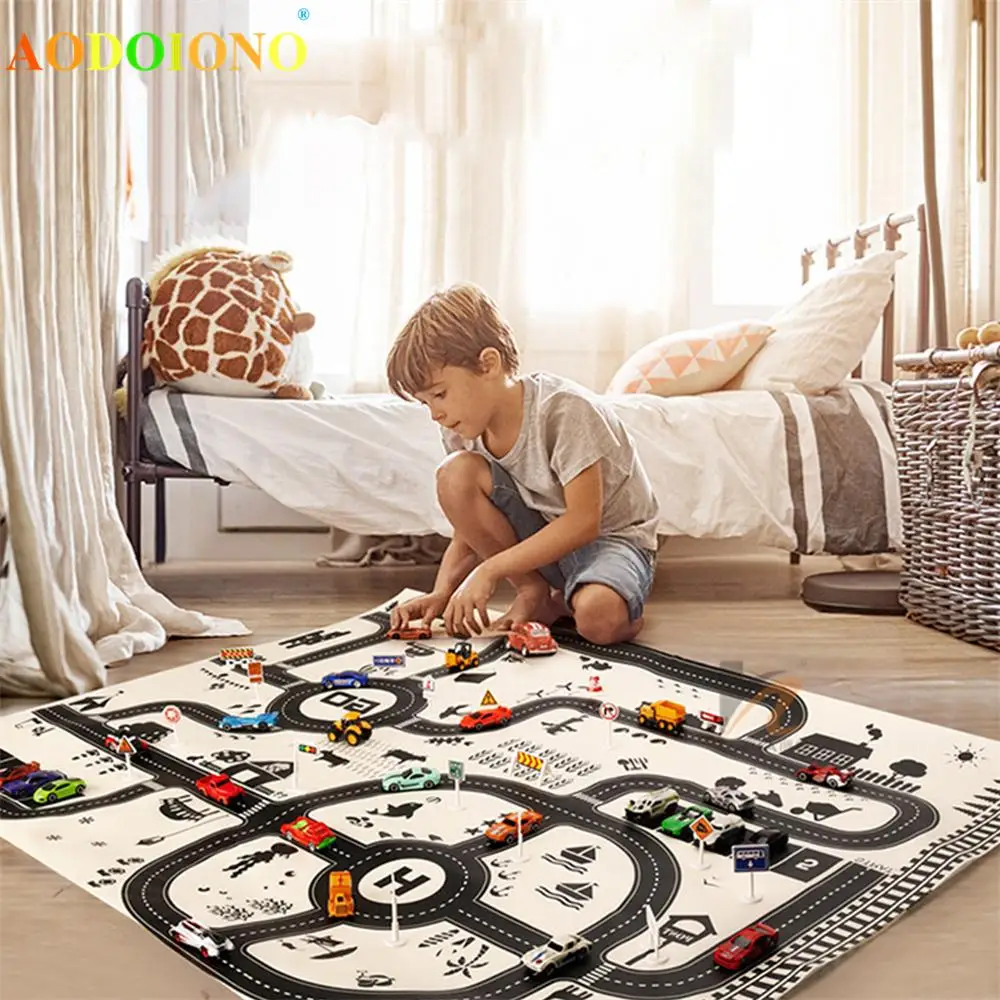 North European Style Kids Car City Scene Taffic Highway Map Play Mat Educational Toys for Children Gym Games Road Carpet Outdoor
North European Style Kids Car City Scene Taffic Highway Map Play Mat Educational Toys for Children Gym Games Road Carpet Outdoor