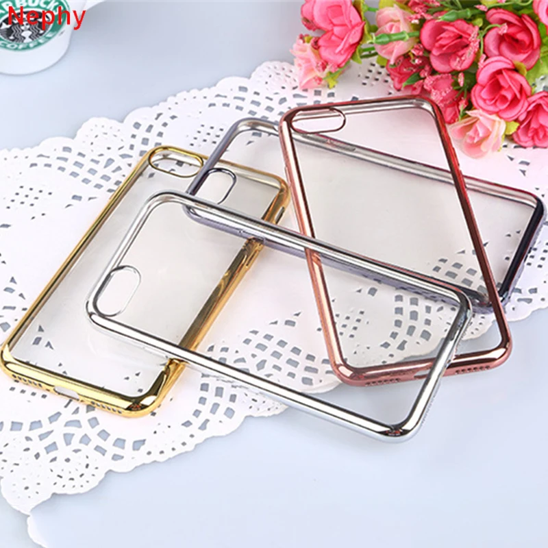 Nephy Luxury clear Soft Cell Phone Case For LG G4 G5 G6 G 4 5 6 Back Cover Plating Frame Ultra thin Silicone shell casing capa
Nephy Luxury clear Soft Cell Phone Case For LG G4 G5 G6 G 4 5 6 Back Cover Plating Frame Ultra thin Silicone shell casing capa