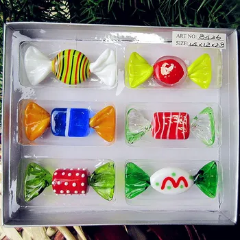 6 PCS new custom antique hand blown art glass sweets figurines Christmas decoration glass candy ornaments New year's party gifts
6 PCS new custom antique hand blown art glass sweets figurines Christmas decoration glass candy ornaments New year's party gifts