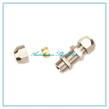 Bulkhead Straight Push Brass oil Pipe Fitting 4 6 8 10 12mm OD Tube Compression Ferrule Tube Compression Fitting Connector
Bulkhead Straight Push Brass oil Pipe Fitting 4 6 8 10 12mm OD Tube Compression Ferrule Tube Compression Fitting Connector