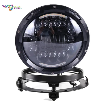7Inch LED Headlight 90w for Projector Hi/Lo Beam LED Light with Ring Mounting Bracket &Wire Harness Adapter
7Inch LED Headlight 90w for Projector Hi/Lo Beam LED Light with Ring Mounting Bracket &Wire Harness Adapter