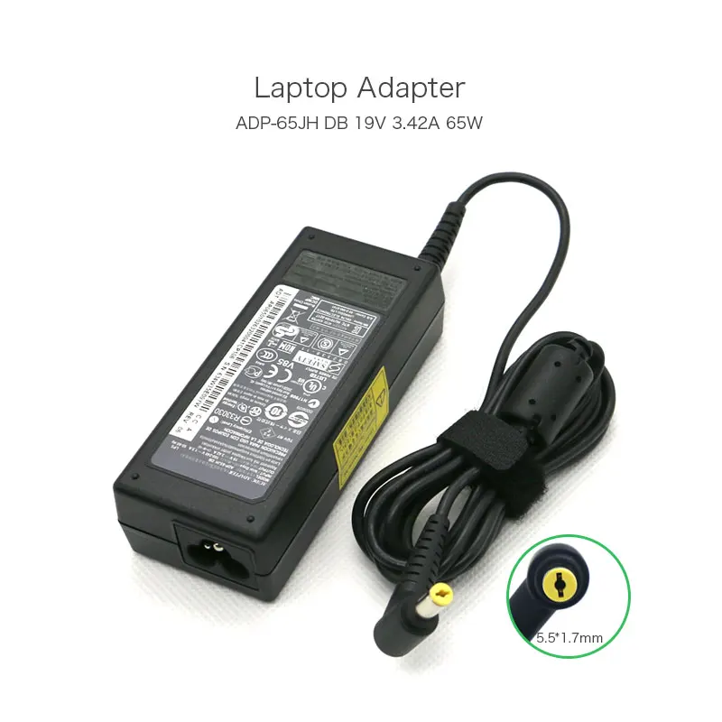 19V 3.42A 65W Power Charger for Laptop for Acer Gateway MS2285 MS2273 NV53 NV78 ADP-65JH DB PA-1650-69 ADP-65VH B AC Adapter
19V 3.42A 65W Power Charger for Laptop for Acer Gateway MS2285 MS2273 NV53 NV78 ADP-65JH DB PA-1650-69 ADP-65VH B AC Adapter