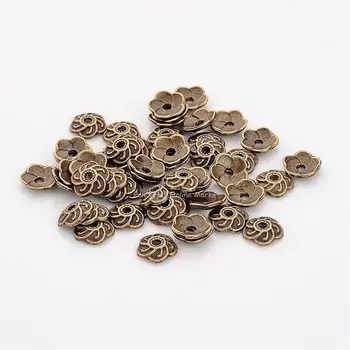 1000pcs 5-Petal Flower Alloy Bead Caps for Jewelry Making DIY Bracelet Necklace Antique Bronze Golden 9x2.5mm Hole: 2mm
1000pcs 5-Petal Flower Alloy Bead Caps for Jewelry Making DIY Bracelet Necklace Antique Bronze Golden 9x2.5mm Hole: 2mm