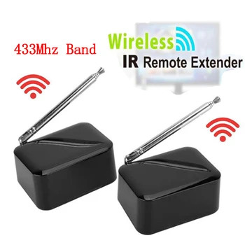 Wireless IR Remoto Extender 433MHz Remote Control Blaster Emitter Transmitter Receiver Singals Repeater For home TV DVD DVR IPTV
Wireless IR Remoto Extender 433MHz Remote Control Blaster Emitter Transmitter Receiver Singals Repeater For home TV DVD DVR IPTV