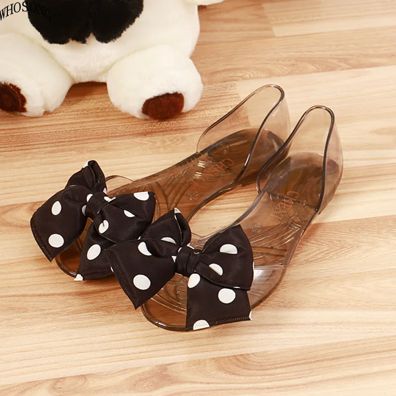 WHOSONG Women Sandals Summer Style Bling Bowtie Jelly Shoes Woman Casual Peep Toe Sandal Crystal Flat Shoes Size 35-40 M212
WHOSONG Women Sandals Summer Style Bling Bowtie Jelly Shoes Woman Casual Peep Toe Sandal Crystal Flat Shoes Size 35-40 M212