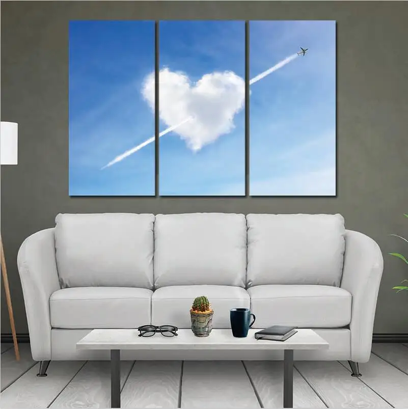 Canvas Paintings Modern Home Wall Decor Canvas Art Picture Print Painting On 3 Pieces Cloud Heart Love Canvas Artworks No Frame
Canvas Paintings Modern Home Wall Decor Canvas Art Picture Print Painting On 3 Pieces Cloud Heart Love Canvas Artworks No Frame